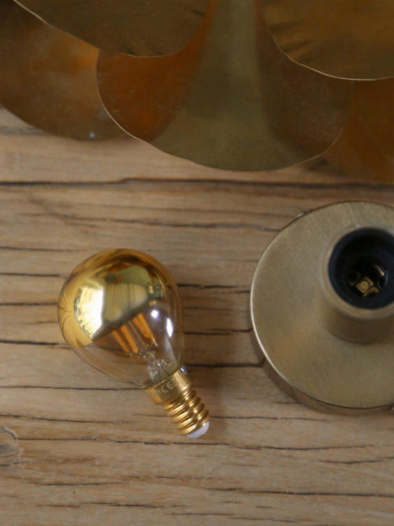 Ampoule dorée LED E14 – Oma Design