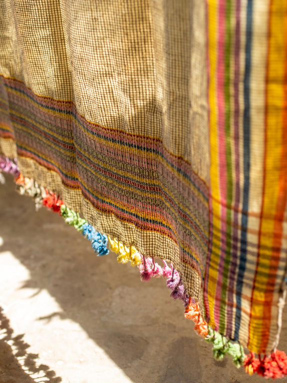 Rideau en lin, chanvre ou coton Maya, hauteur : 3m - Caravane